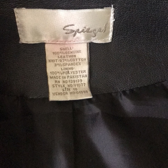 EUC 💯LEATHER/KNIT Jacket - Picture 7 of 8